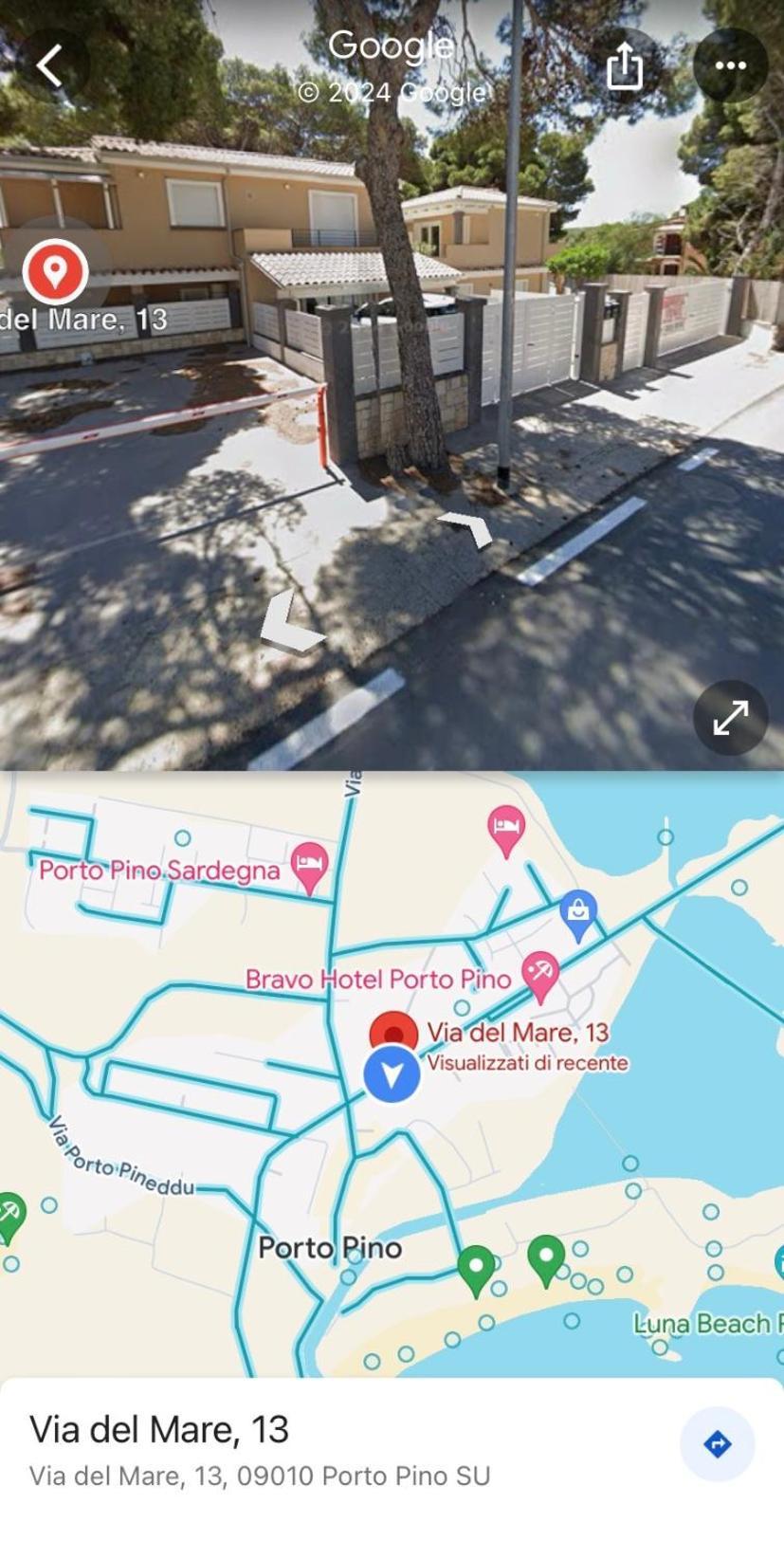 ポルト・ピノNuova Residenza Dei 7 Pini A Pochi Passi Dal Mareアパートメント エクステリア 写真